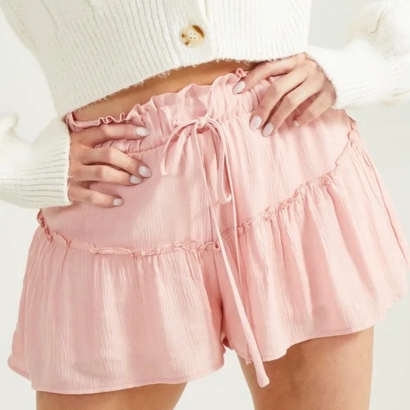 Altar’d State Pink Kendall Shorts Size Medium - Picture 3 of 6